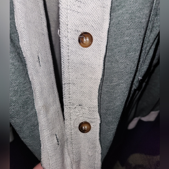 Pol M blue/gray shacket oversized - Picture 6 of 8